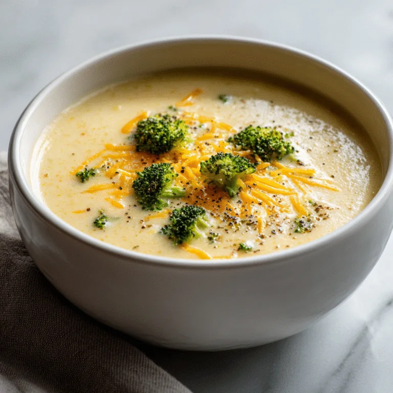 Broccoli Potato Cheese Soup – Creamy, Hearty Comfort in Every Spoon