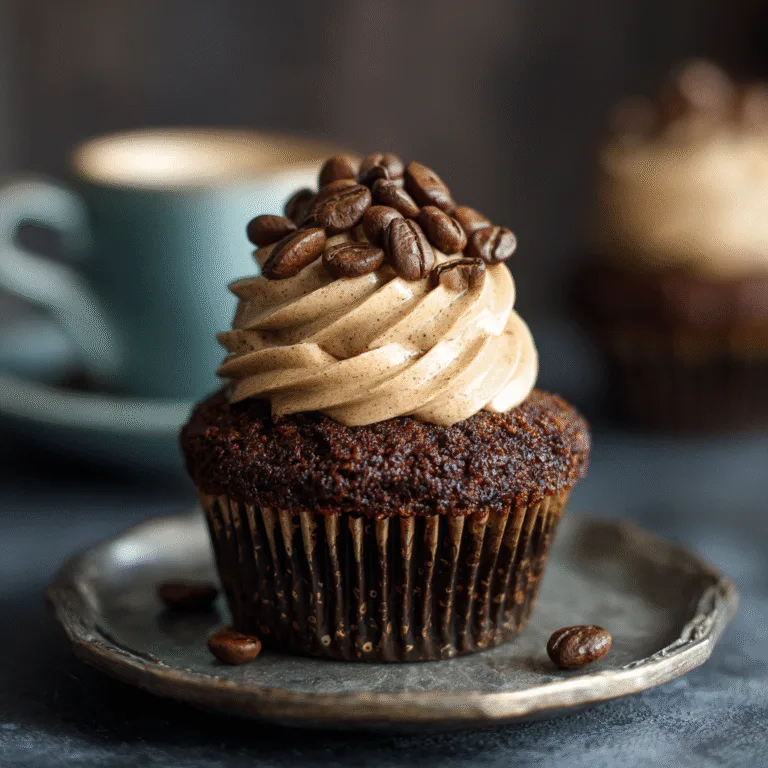 Espresso Brownie Cupcakes – Coffee Buttercream Perfection