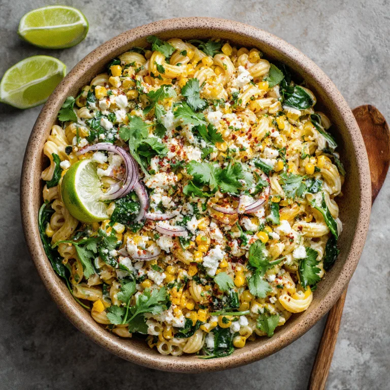 Mexican Street Corn Pasta Salad