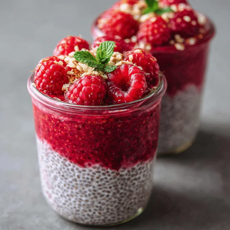 Raspberry Coconut Chia Pudding: The Viral Recipe That Keeps You Full for Hours