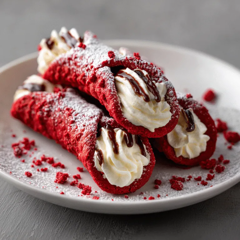 Red Velvet Cannoli