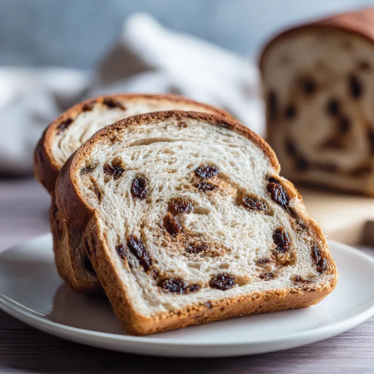 Effortless Cinnamon Raisin Bread