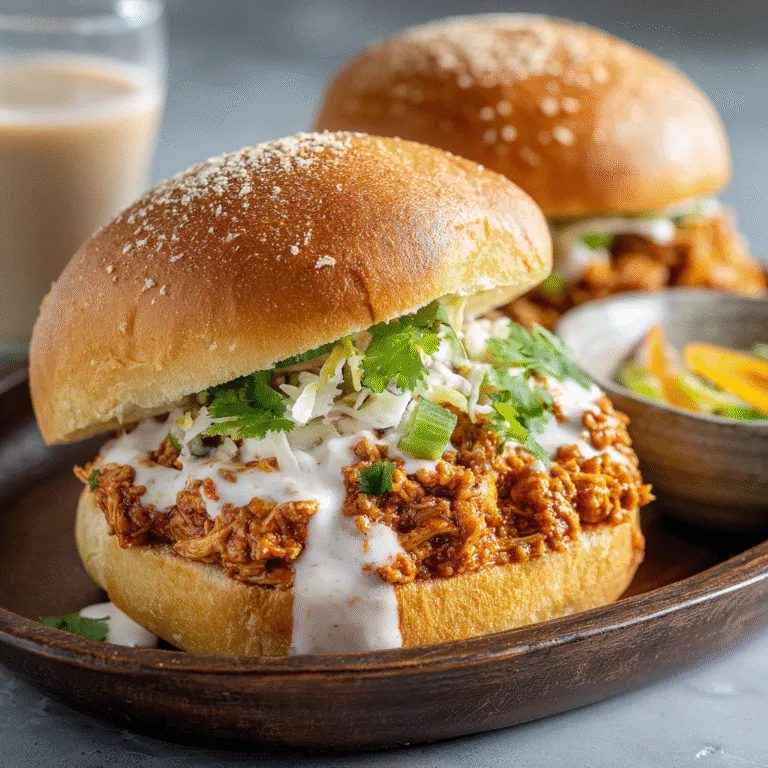 Zesty Cajun Chicken Sloppy Joes With Creamy Sauce