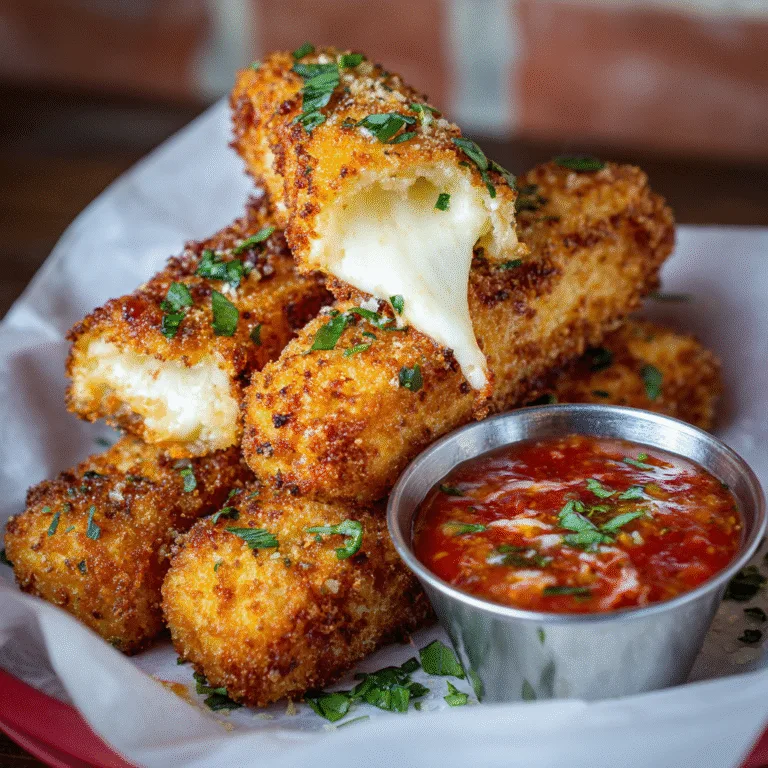 Nashville Hot Mozzarella Sticks: The Ultimate Spicy Cheesy Indulgence